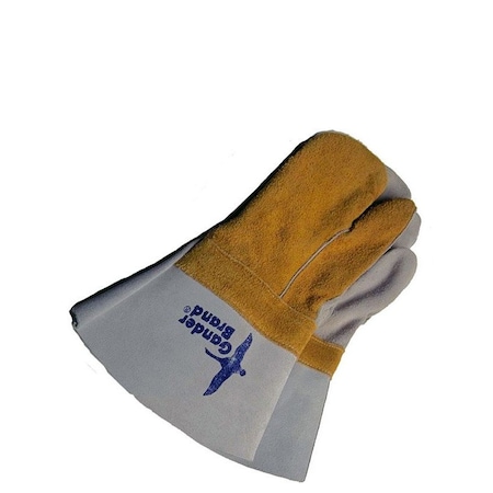 Lined Split Cowhide Welding Mitt, PR, Universal PR